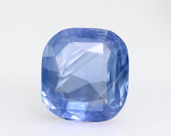Natural Blue Sapphire 8.10CT Genuine Loose Gemstones Ceylon sapphire - Cushion Shape - Natural, Unheated and Untreated