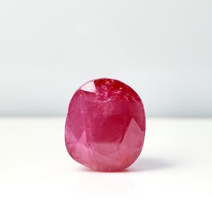 3.38CT Natural Myanmar (Burma) Ruby Cushion Cut Unheated & Untreated Loose Gemstone