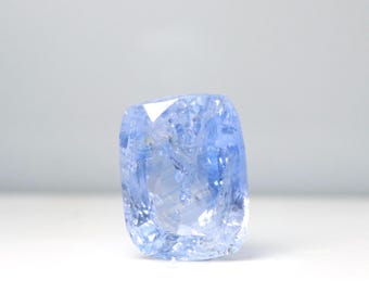 Natural Blue Sapphire 4.27Ct Genuine Loose Gemstones Ceylon sapphire - Cushion Shape - Natural, Unheated and Untreated