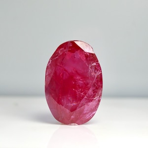 Natural Old Burma Red Ruby 6.61 Ct Oval Cut | Certified Unheated Untreated Ruby | Loose Ruby Gemstone for Ring, Pendant & Fine Jewelry