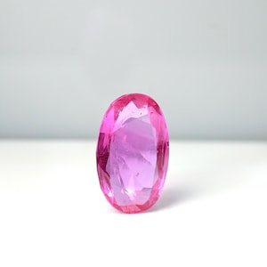 3.16CT Natural Pinkish Burma Ruby Oval Cut | Unheated Untreated Certified Loose Ruby Gemstone for Ring, Pendant & Fine Jewelry