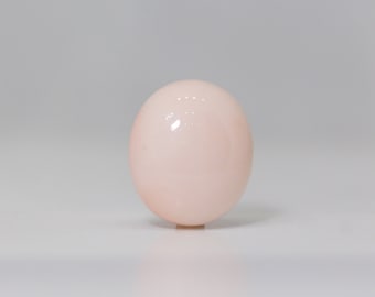 Natural Pink Coral  Oval Shape 8.43 Carat Loose Gemstone Cabochon Japanese Pink Coral (Origin)