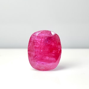 4.52CT Natural Afghan Ruby Cushion Cut | Kabul Afghanistan Origin Ruby | Unheated Untreated Loose Ruby Gemstone for Ring & Fine Jewelry