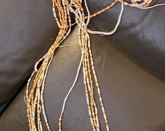Multi Strand Seed Bead Necklace-Long Layered Beaded Necklace