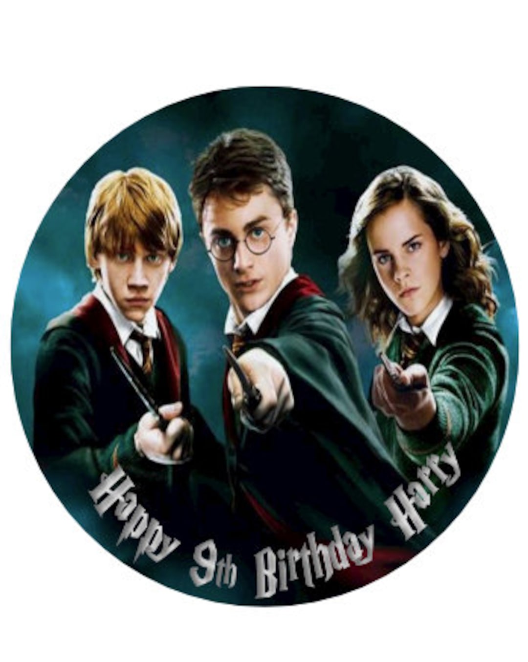 Harry Potter Cake Topper Edible Image Etsy Australia