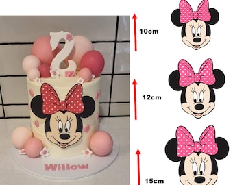 Minnie Mouse topper pre cut Images