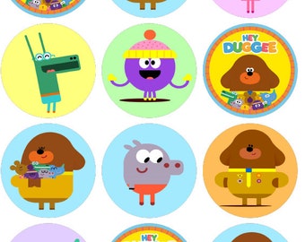 Hey Duggee 2.5 inch pre cut edible images