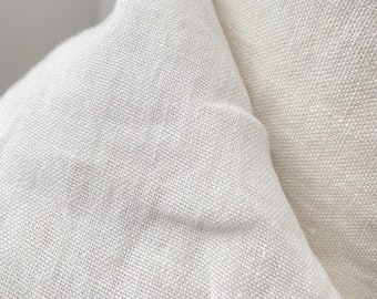 Natural linen fabric, height 300