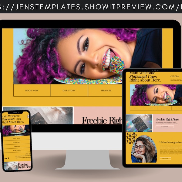 Showit Website Template, Showit shop, Showit landing page, showit website, website template, showit, showit photographer, showit photography