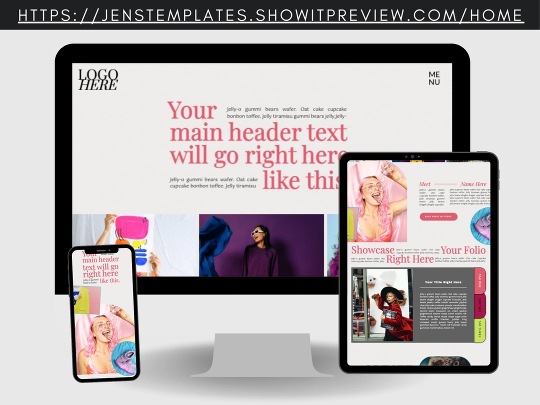Showit Website Template Showit Shop Showit Landing Page Showit