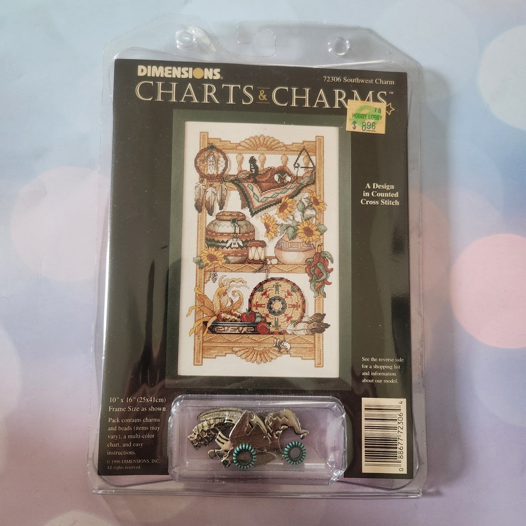 Dimensions Charts & Charms SOUTHWEST CHARM 72306 Etsy