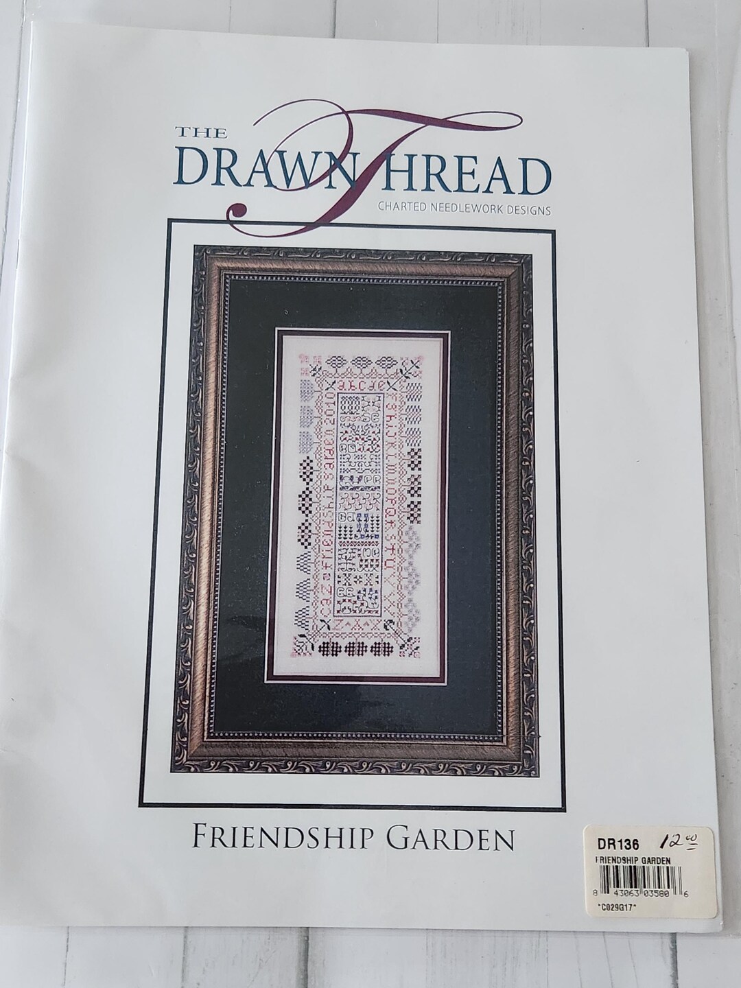 The Drawn Thread - FRIENDSHIP GARDEN Sampler - Cross Stitch Chart - Etsy