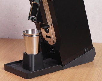 Set Eureka Mignon con Base Inclinada / Bandeja Frontal Magnética / Vaso Dosificador Metálico y Soporte / Kit de Baja Retención / Reducción de Derrame de Café