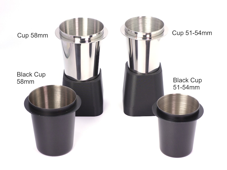 Eureka Mignon Set with Tilted Base Magnetic Front Tray Metallic Dosing Cup and Stand Low Retention Kit Reduced Coffee Spillage image 7