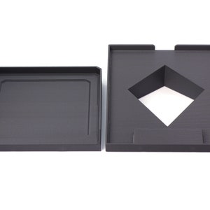 Eureka Mignon Set mit geneigtem Standfuss Magnetische Frontablage Dosiertasse und Ständer Low Retention Kit Weniger Kaffeerückstände Set A = Base + Tray