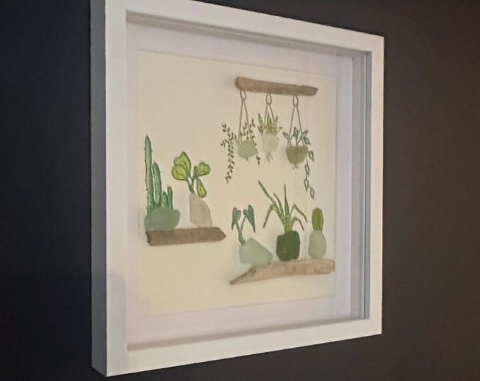 Sea Glass Succulent Garden