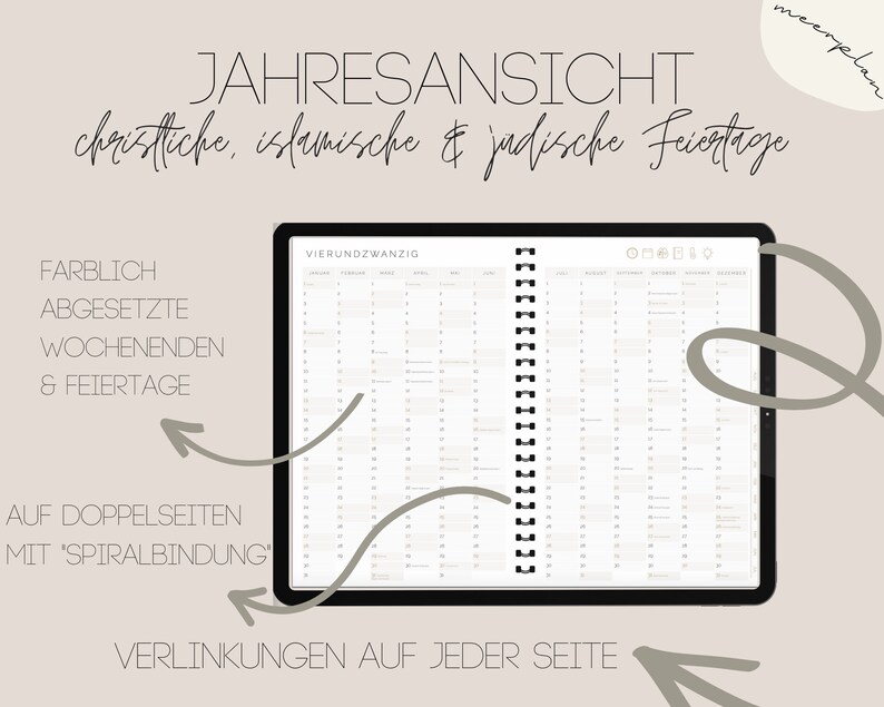 Digital Teacher Calendar 2023 2024 Digital Teacher Calendar Etsy