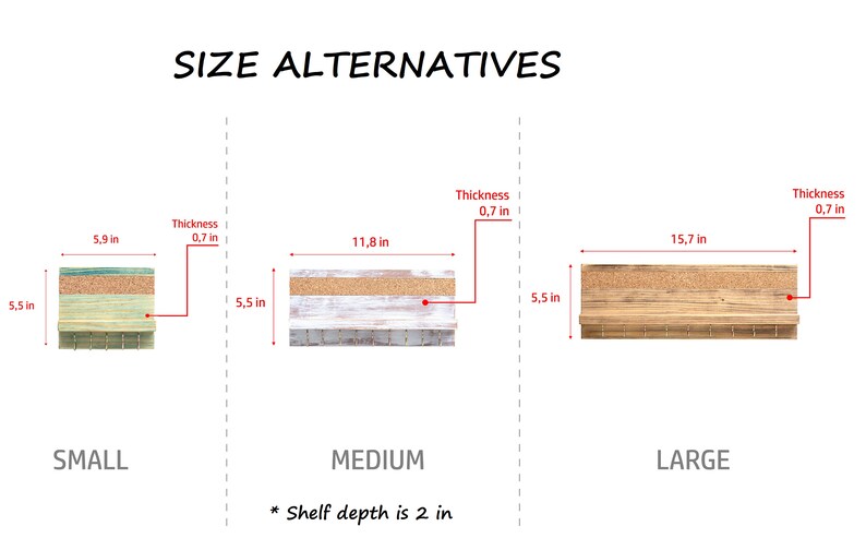 Organizzatore per ingresso, Organizer per posta a parete, Appendiabiti, Porta chiavi, Porta maschera, Organizzatore per corridoio con ganci e tavola in sughero immagine 9