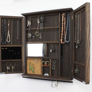 Organizzatore per gioielli da appendere alla parete / Organizzatore per gioielli personalizzato / Espositore per gioielli personalizzato