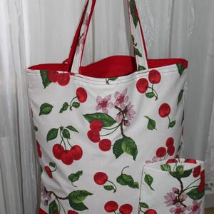 Einkaufstasche ,Wendetasche , Baumwolltasche, Shopper, solide Handarbeit