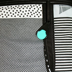 Einkaufstasche im Cover ,Wendetasche in Hülle , Shopper, Baumwolle ,mit Einkaufschip Bild 7