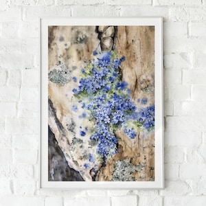 Wildflowers Original Painting Flowers Watercolor Painting Floral Original Wall Art
