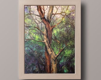 Forest Painting Original Trees Oil Painting Spring Trees Painting