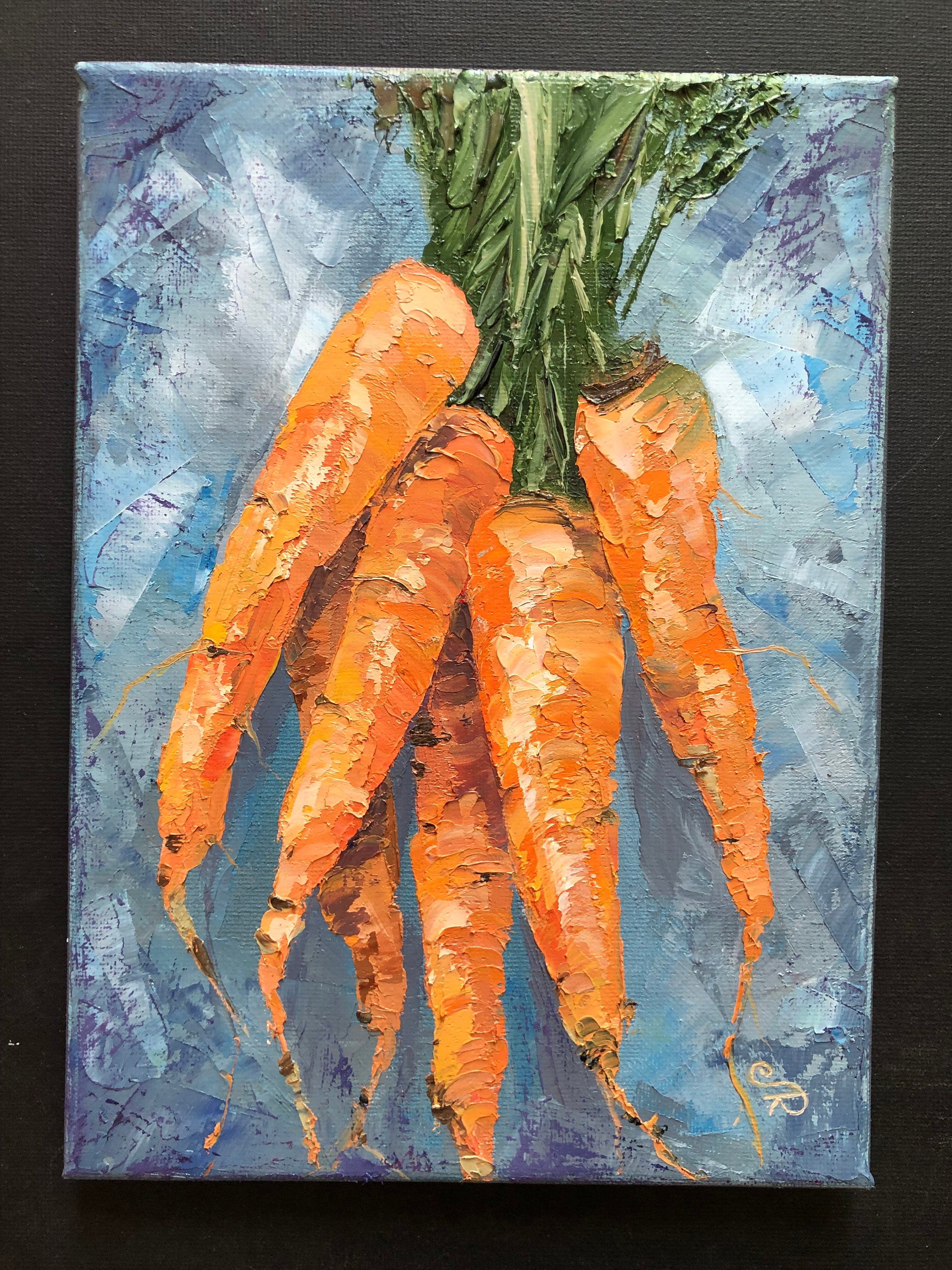 Original Oil Painting: Carrots and Beets Still Life, Kitchen Art - Etsy