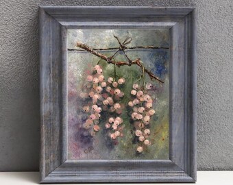 Fruits Oil Painting Still life Original Painting Berries Wall Art