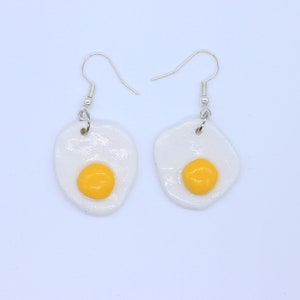 Fried Egg Earrings