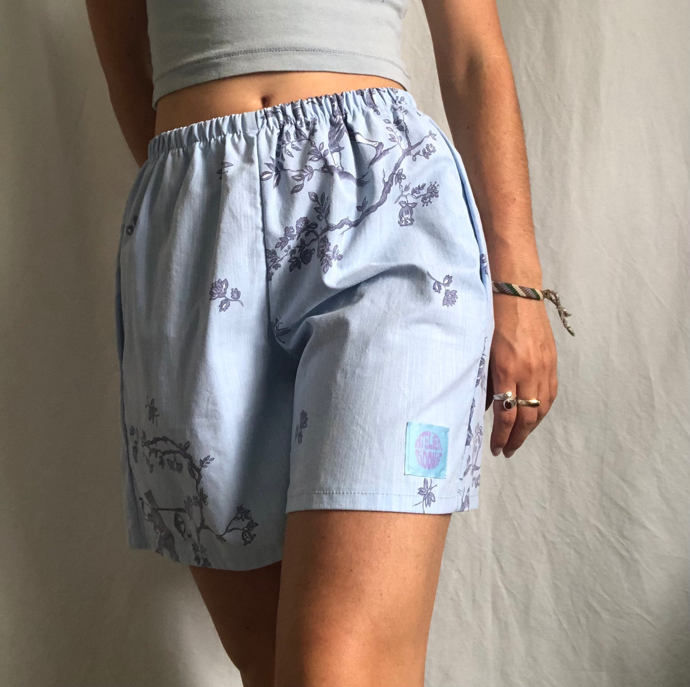 Jupe Vintage Plissée Mihoko Saito Années 2000 - Coton Coloré - Taille 36/38 - Parfait état