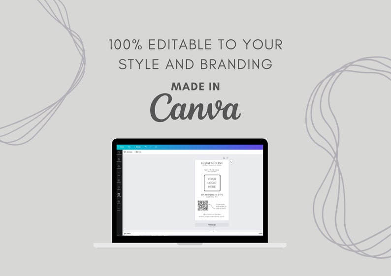 Editable Candle Sample Card Template, Printable Smell Sample Cards