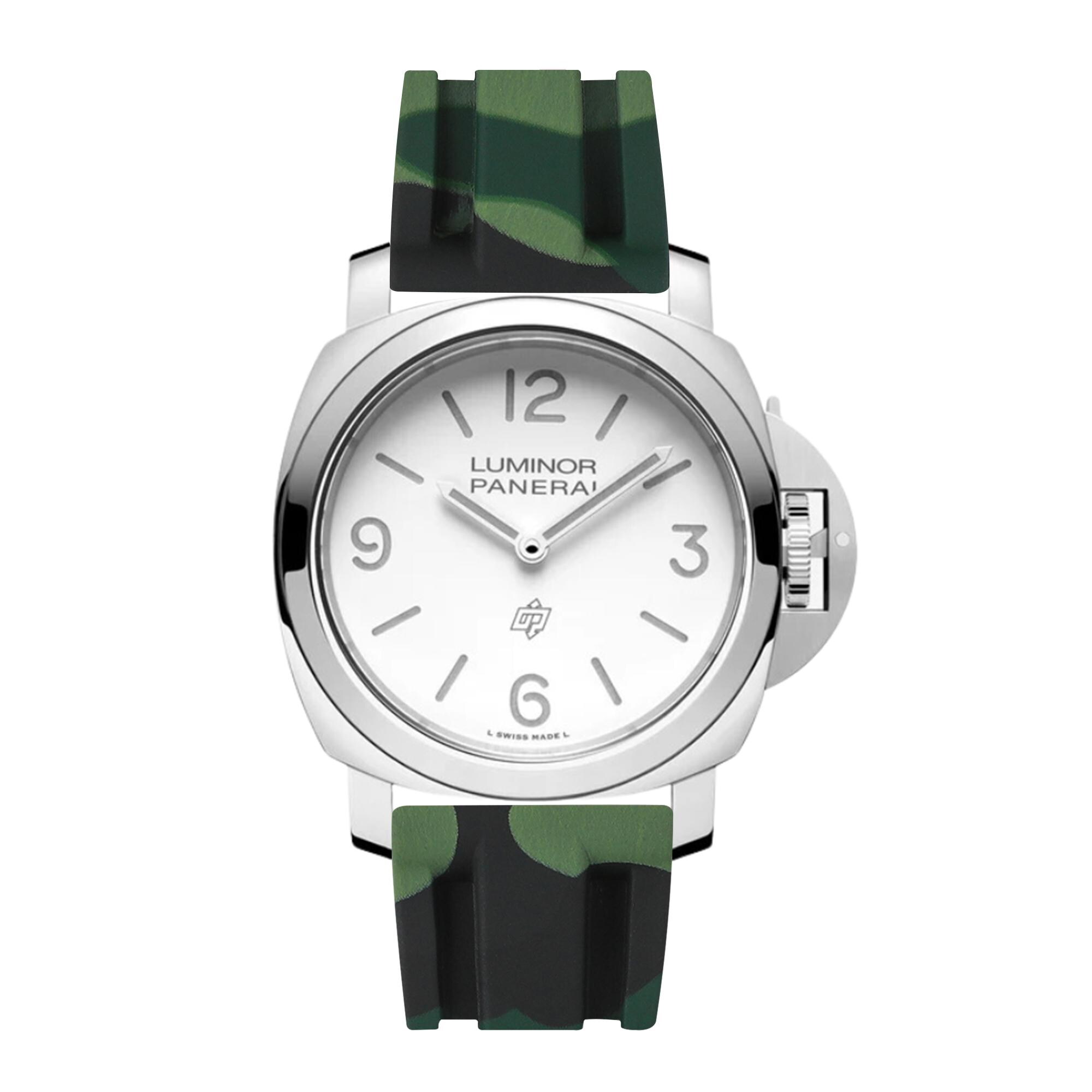 Cinturino Orologio In Silicone Morbido Per Panerai - Impermeabile 22/24/26 Mm - Multicolor