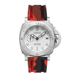 Cinturino Orologio In Silicone Premium Impermeabile 22/24/26 Mm Per Panerai