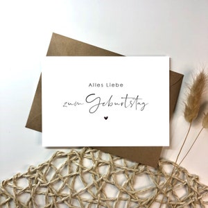 Gelukkige Verjaardag - Ansichtkaart - Verjaardagskaart - Minimalistisch - Belettering - Wenskaart - Gefeliciteerd Kaart - Gefeliciteerd - Kaart