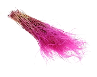 Dried Fuchsia Stipa, Stypha Feather Grass Bunch 50 g, Bouquet Filler, Floral Arrangement