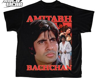 Amitabh bachchan printed t shirts Clearance