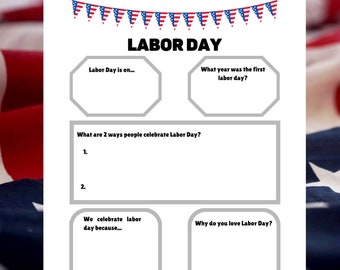 Labor Day Worksheet | Teaching