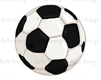 Soccer Ball PNG, Football Vector Clipart (Digital Download)