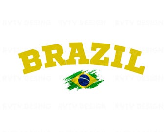 Brazil PNG Design, Brasil T-shirt Graphic (Digital Download)