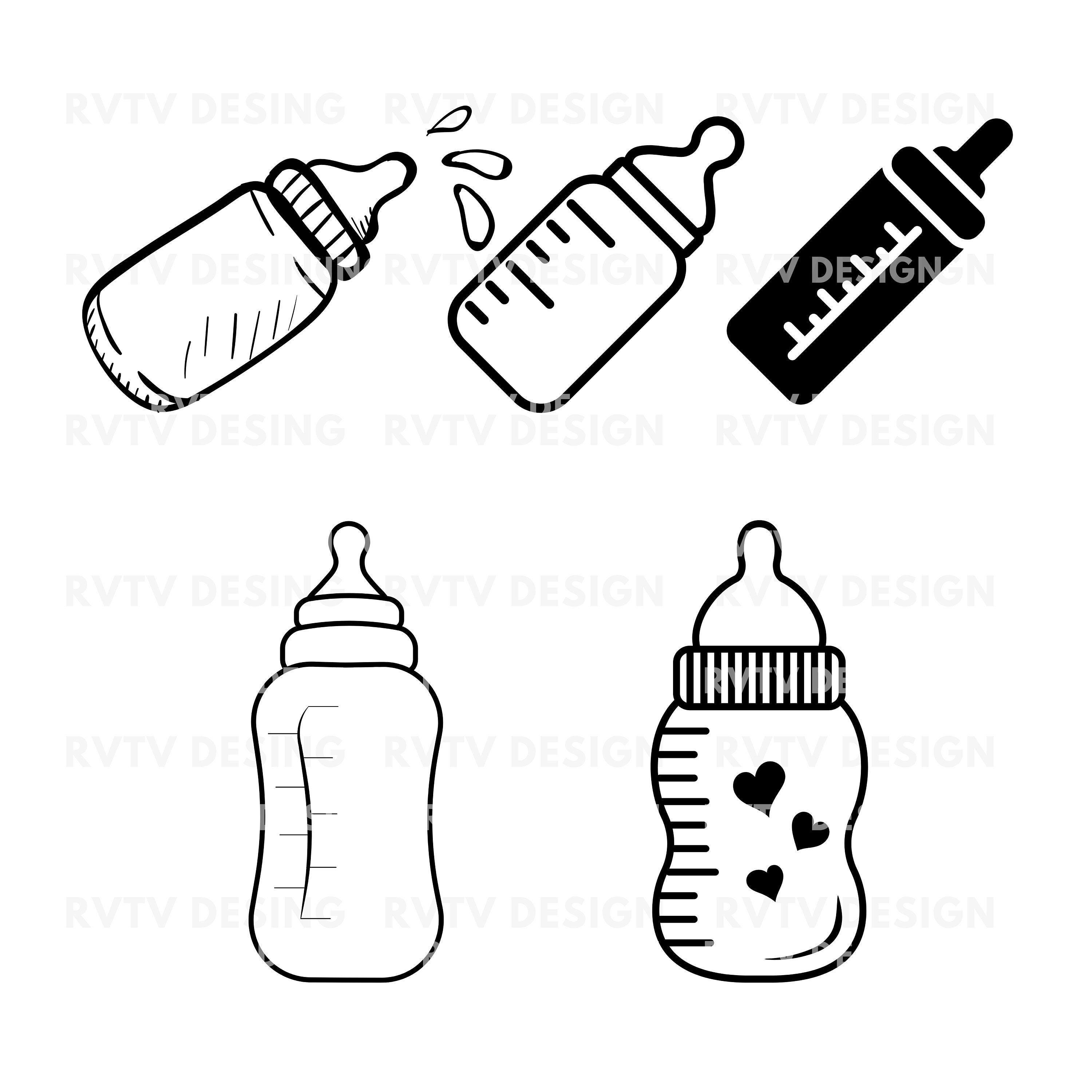 Baby Bottle Vector