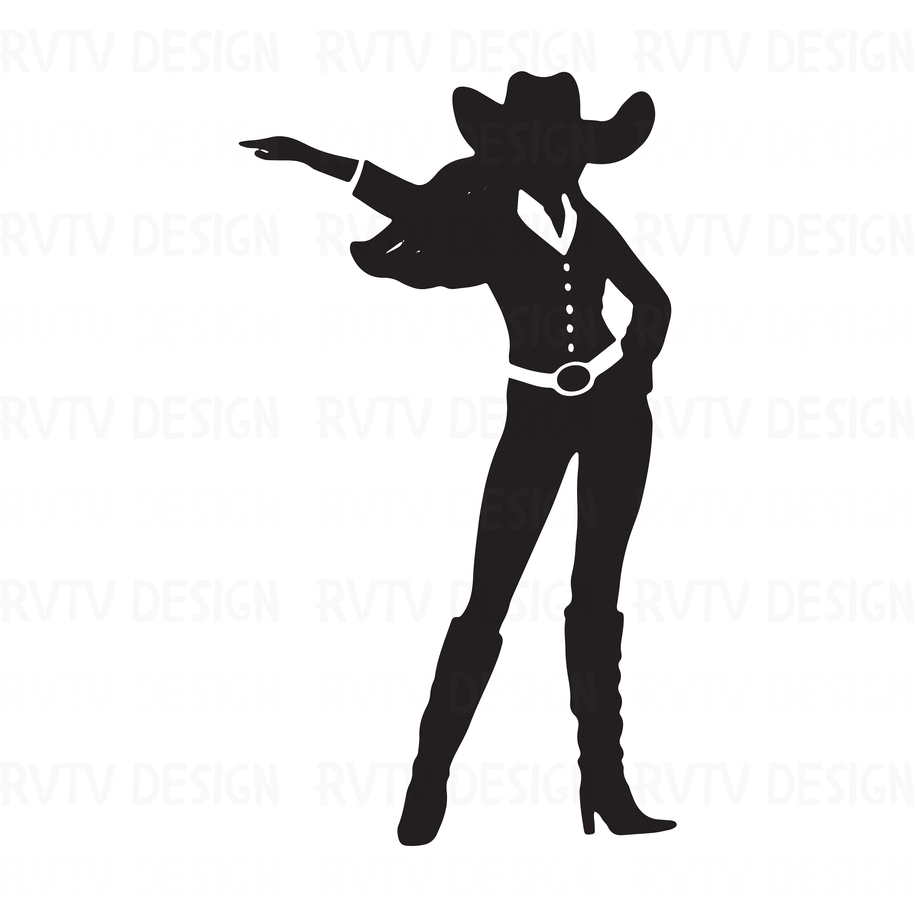 Cowgirl Silhouette PNG Bundle: Disco Cowgirl Graphics (digital Download) -  Etsy, image size:3000x3000