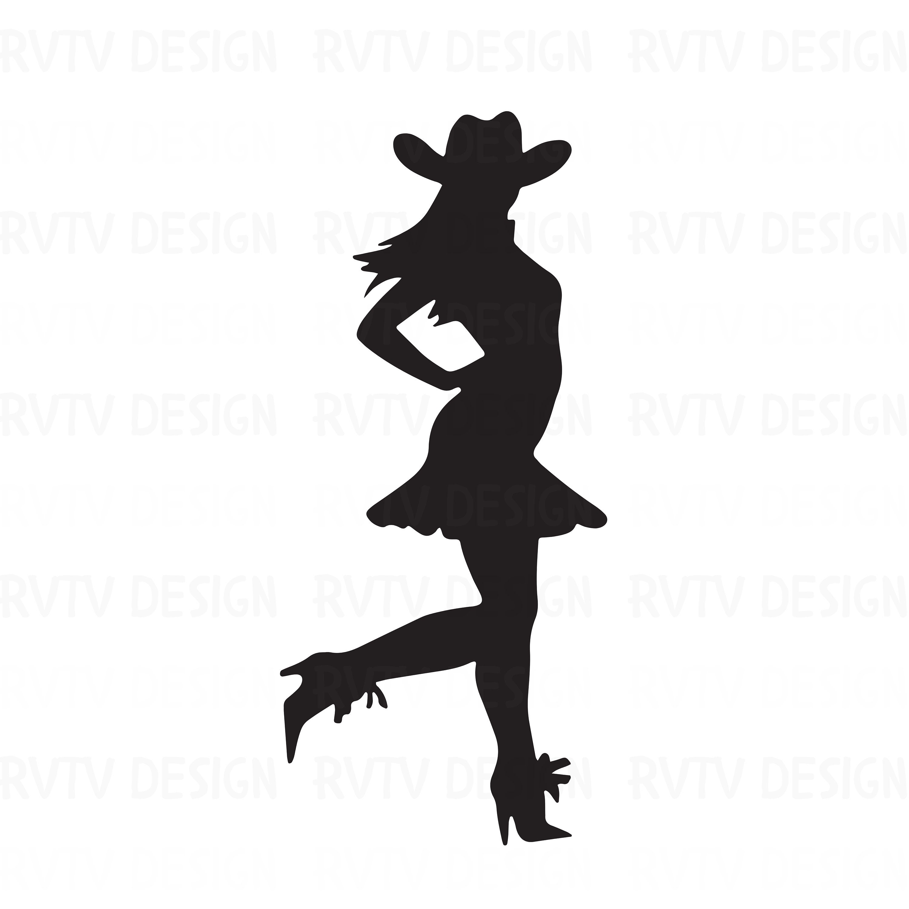 Cowgirl Silhouette PNG Bundle: Disco Cowgirl Graphics (digital Download) -  Etsy, image size:3000x3000
