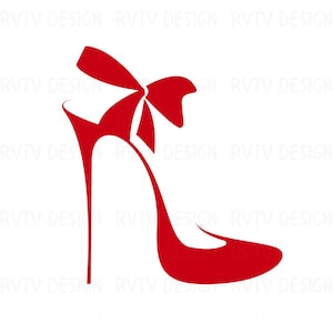 Stiletto Heels PNG: Fashion Clipart, Shoes Silhouette (Digital Download)