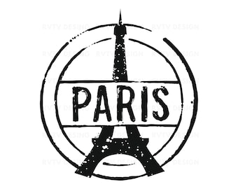 Paris Eiffel Tower PNG: France Travel Design (Digital Download)
