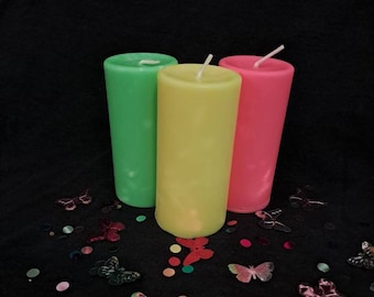 Wax play fluorescent candle set