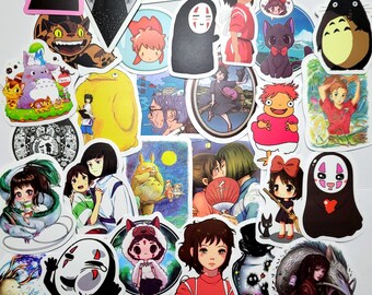 studio ghibli sticker pack kawaii stickers random kawaii etsy
