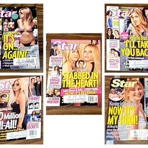 Jennifer Aniston 5 vintage Star Magazines