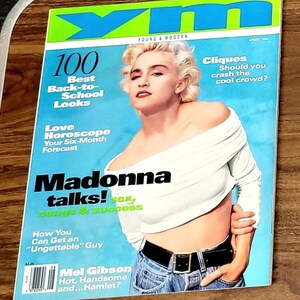 Madonna Rare Ym Magazine Aug 1990 Brand New part of my personal collection