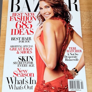 Terri Hatcher Harper&#39;s Bazaar February 2005 New
